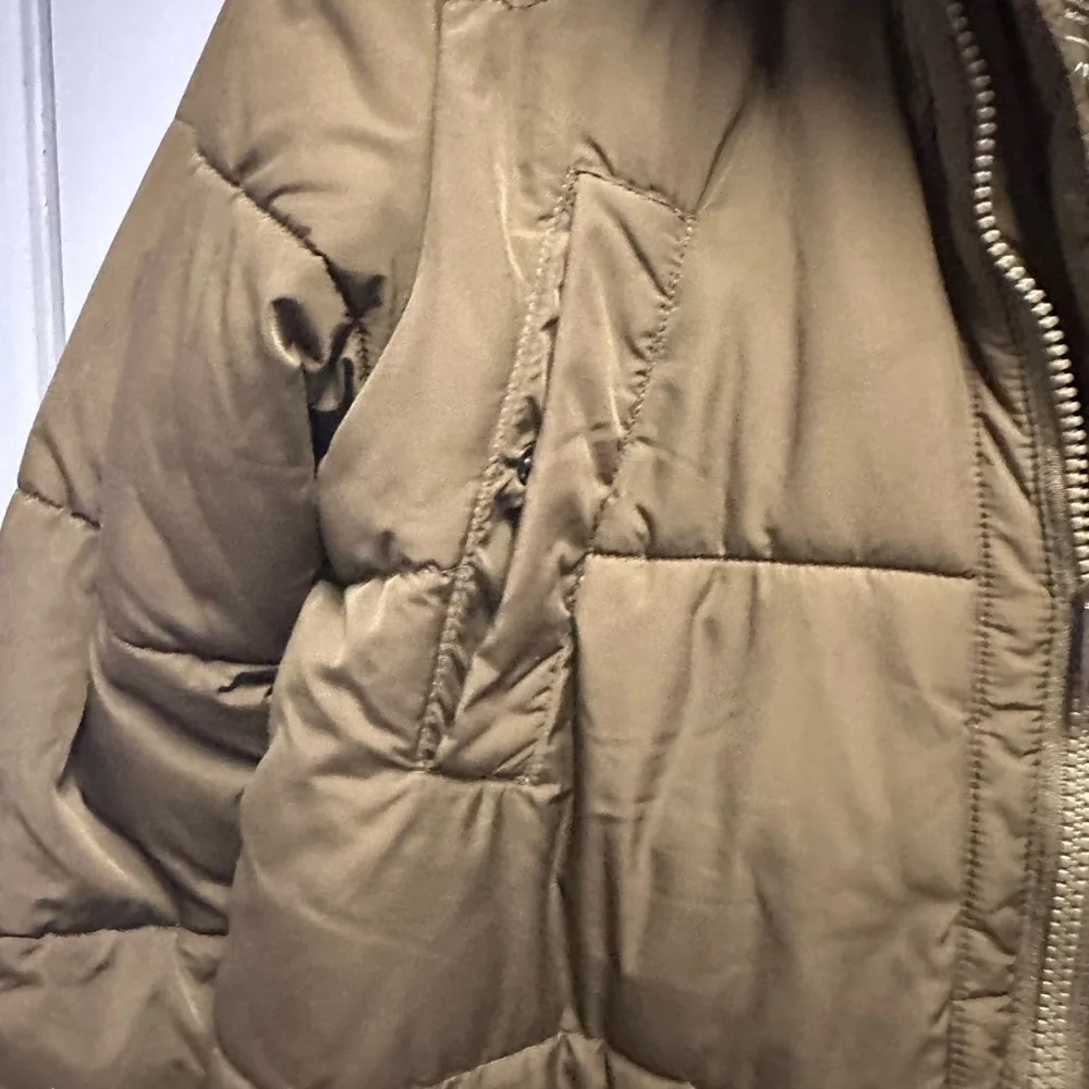 American Age Olive Sherpa Jacket